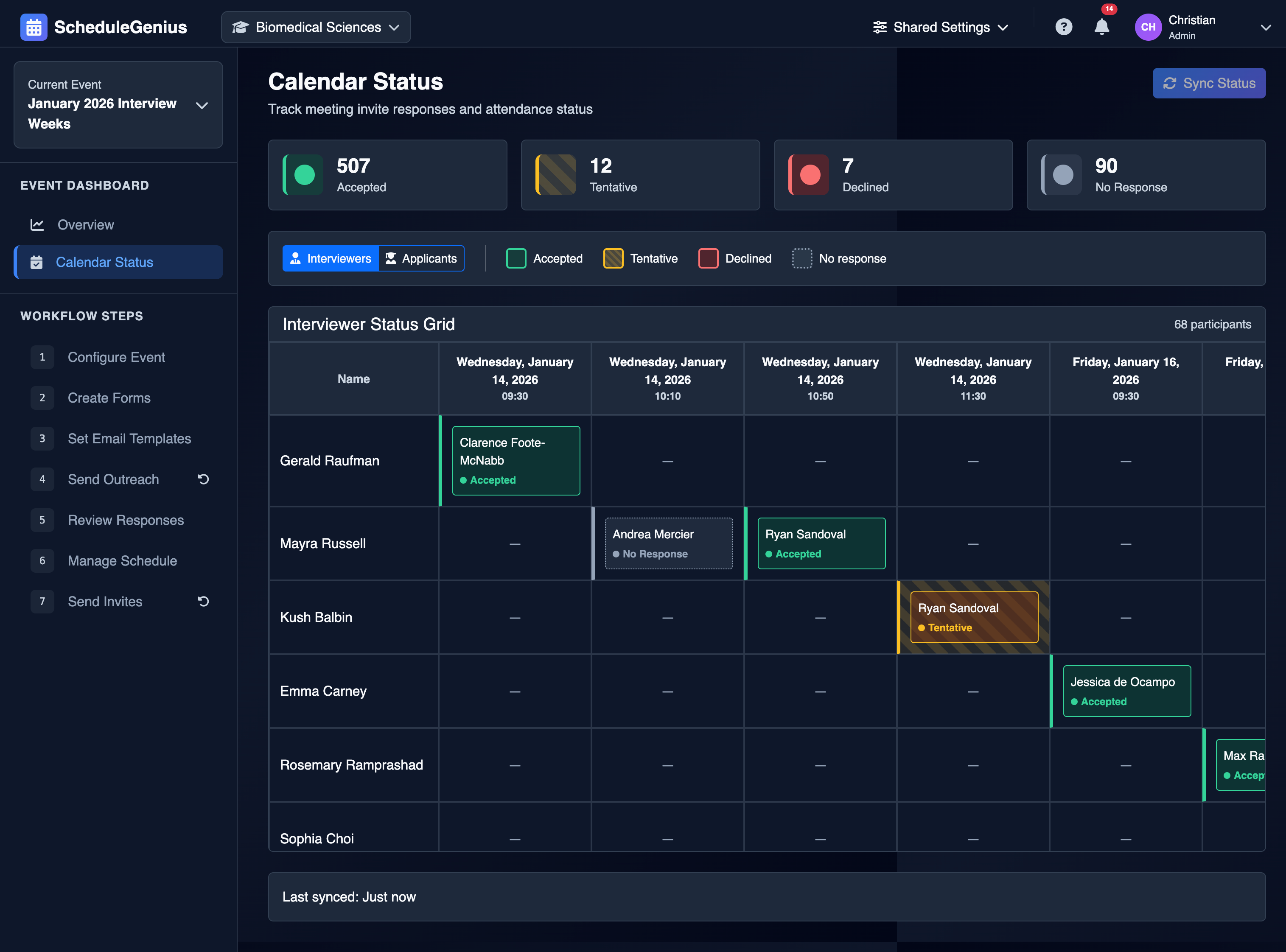 Schedule Genius hero screenshot
